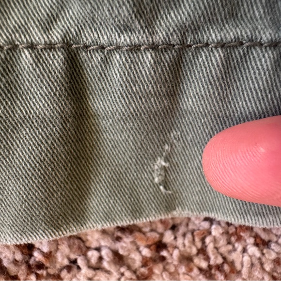 Anthropologie Paperboy Sage Green Straight Leg Pants 8 | Quiet Luxury Minimal - Picture 16 of 17